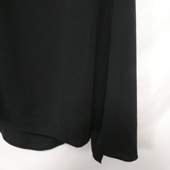 RACHEL - Rachel Roy | 2X | Classic Black Sleeveless Lined Sheer Blouse - Picture 7 of 12
